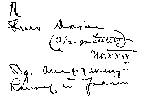 illegible prescription