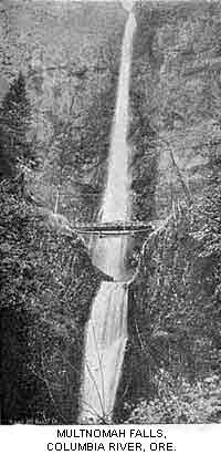 MULTNOMAH FALLS, COLUMBIA RIVER, ORE.