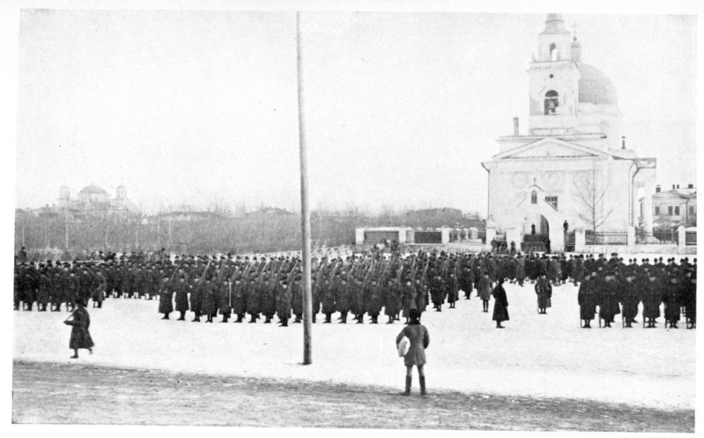 British Parade At Omsk