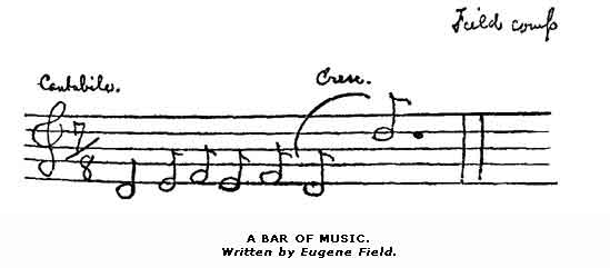 A BAR OF MUSIC.