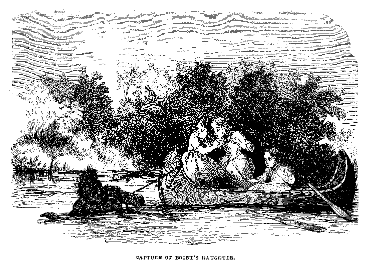 ILLUSTRATION: CAPTURE OF BOONES DAUGHTER