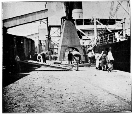 Loading Wheat at the Port of Buenos Aires.