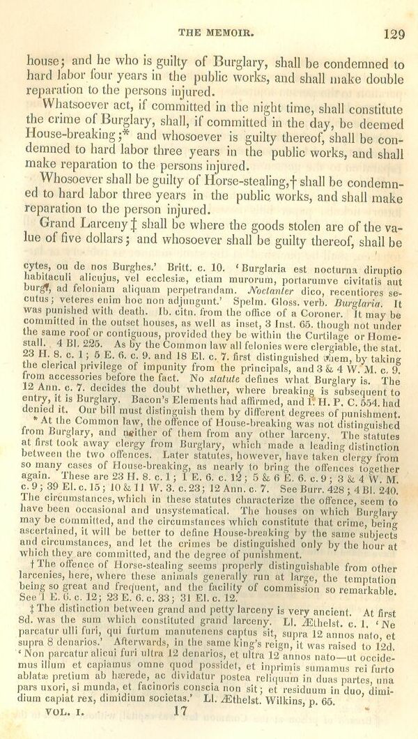 Bill for Proportioning Crimes and Punishments, Page129 