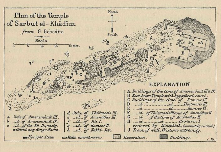 334.jpg Plan of the Temple Of Sarbut El Khadim 