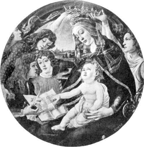 FIG. 27.—BOTTICELLI. CORONATION OF MADONNA. UFFIZI.