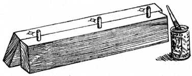 Fig. 199.—Dowelled Joint ready for Glueing.