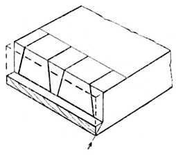 Fig. 286.—Housed and
    Mitred Dovetail.