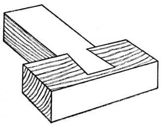 Fig. 401.—Blind Dovetail Puzzle Joint
(see page 199).