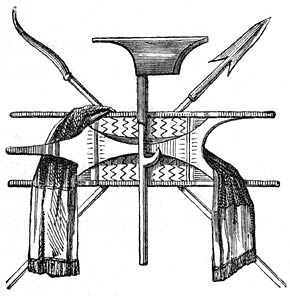 Ceinture et armes des Tinguianès.