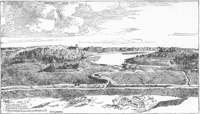 3.—VIEW OF EUPHRATES NEAR THE RUINS OF BABYLON.
(Babelon.)