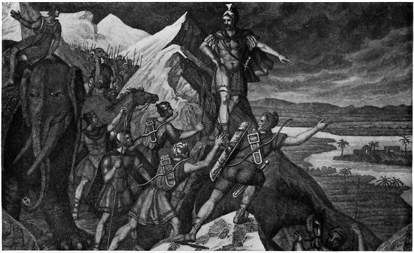 HANNIBAL CROSSING THE ALPS.