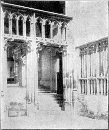 DOOR FROM NORTH TRANSEPT INTO NORTH AMBULATORY OF THE CHOIR.