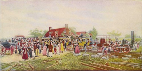 THE FIRST STEAM RAILWAY