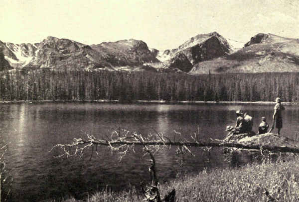 FRONT RANGE OF THE ROCKIES FROM BIERSTADT LAKE