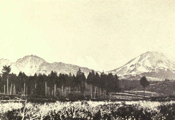 LASSEN PEAK SEEN FROM THE SOUTHWEST