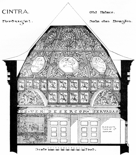 CINTRA. Portugal. Old Palace.
Sala dos Brazões.