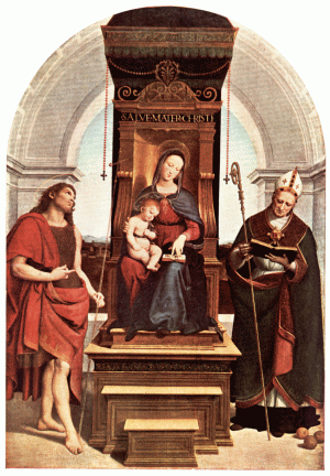 PLATE VII.—RAPHAEL

THE ANSIDEI MADONNA

National Gallery, London