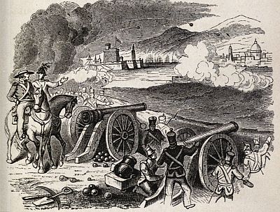 Bombardment of Vera Cruz.