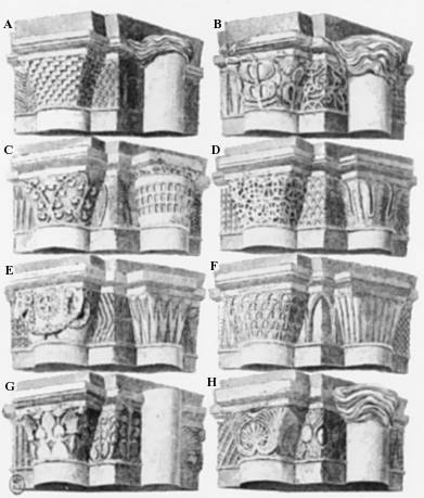 St. Hildebert, Gournay. Capitals.