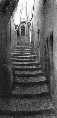 A STREET IN OLD ALGIERS.