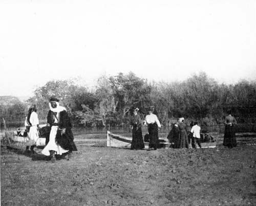 ON THE BANK OF THE RIVER JORDAN.