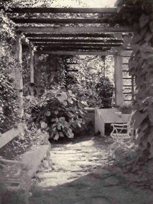 PLATE 4 End of pergola