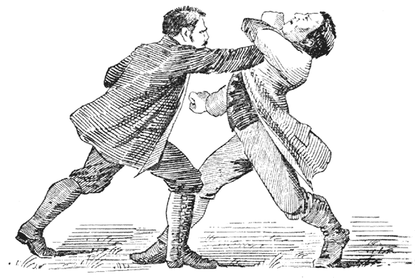 Two Men Fighting