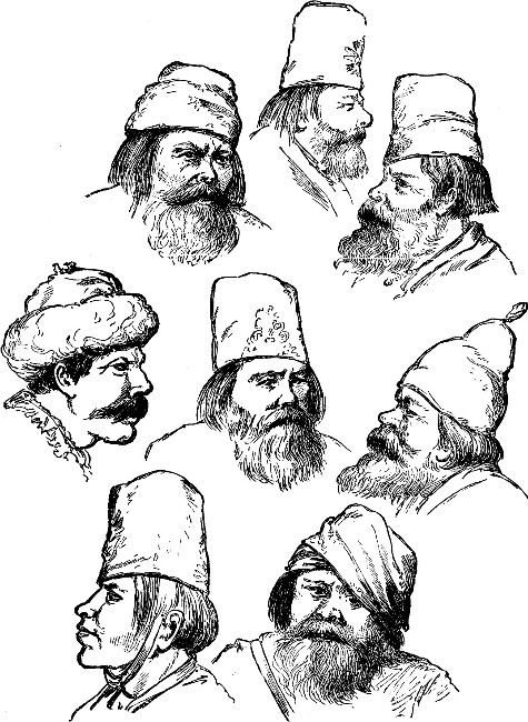 DON COSSACKS AND BASHKIRS.