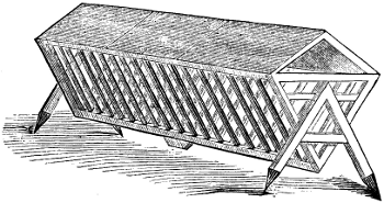 An English Rack for Feeding Sheep