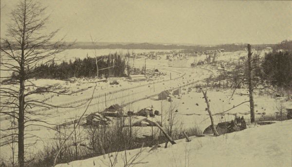 VIEW NEAR PETOSKEY, MICHIGAN.