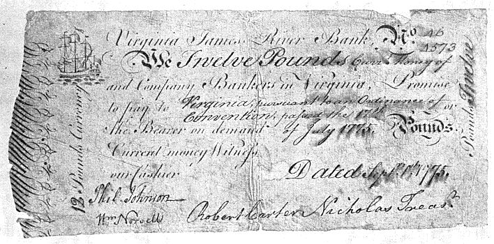 VIRGINIA COLONIAL CURRENCY