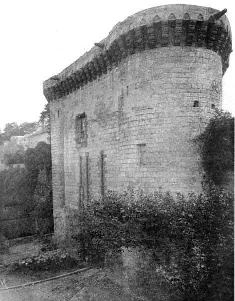 The Entrance to the Château of Loches.