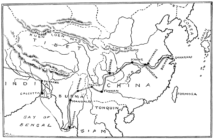 FROM SHANGHAI TO CALCUTTA.