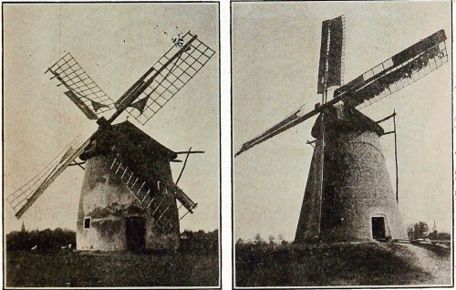 Crude forms of tower grist mills; vicinity of Buda-Pesth,
Hungary.