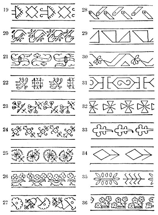 Some nameless Turkish border designs.