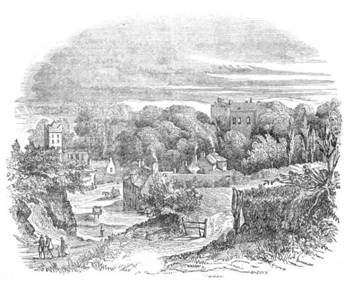 Leixlip town and castle