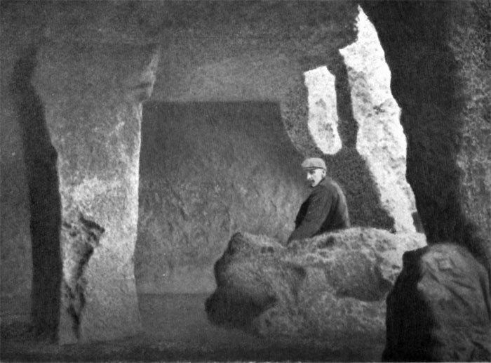 Interior of Rock-cut Dwelling