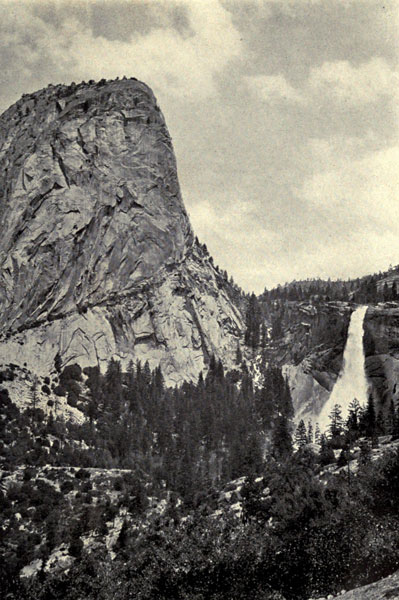 Liberty Cap and
Nevada Falls, Yosemite Valley