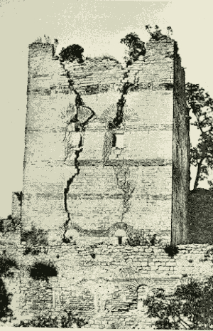 Tower of the Theodosian Walls (With Inscription in Honour of the Emperors Leo III. and Constantine V.).