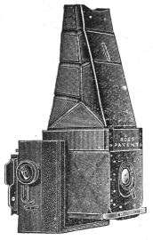 ROSS’ Patent NEW FOLDING REFLEX Camera - open