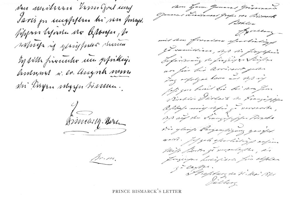 PRINCE BISMARCK’S LETTER p2