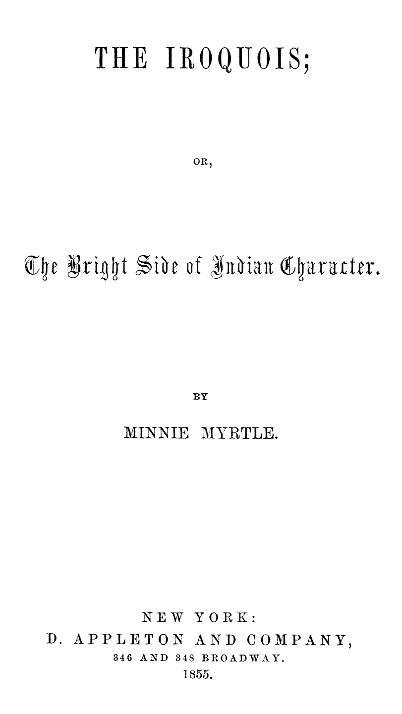 Original Title Page.