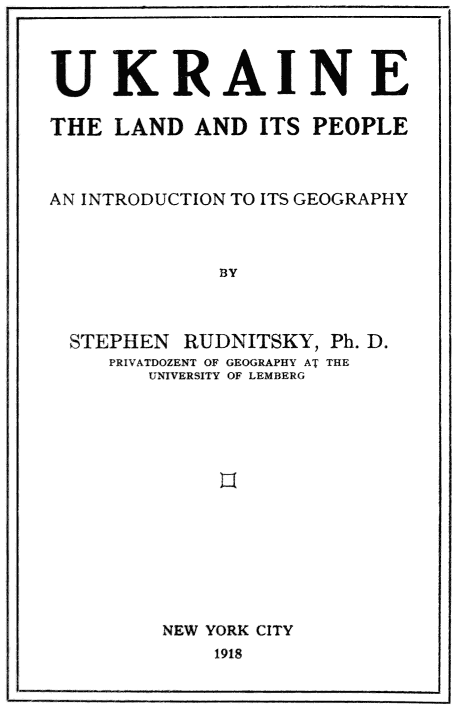 Original Title Page.