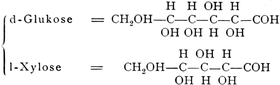 d-Glukose und l-Xylose