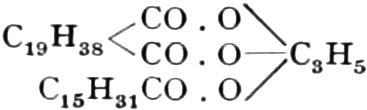 Japansäure, gemischtes Glycerid mit Palmitinsäure