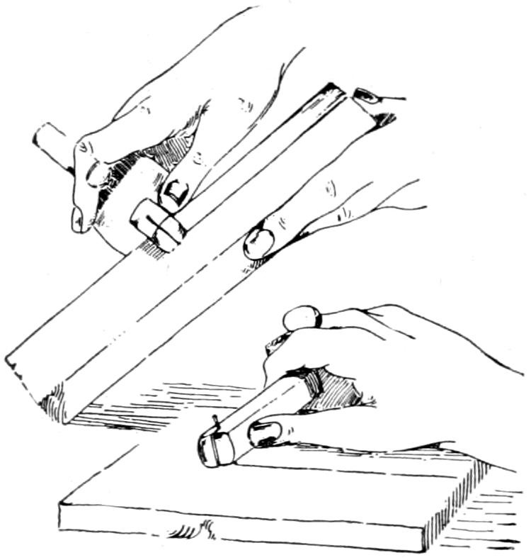 Using marking gage