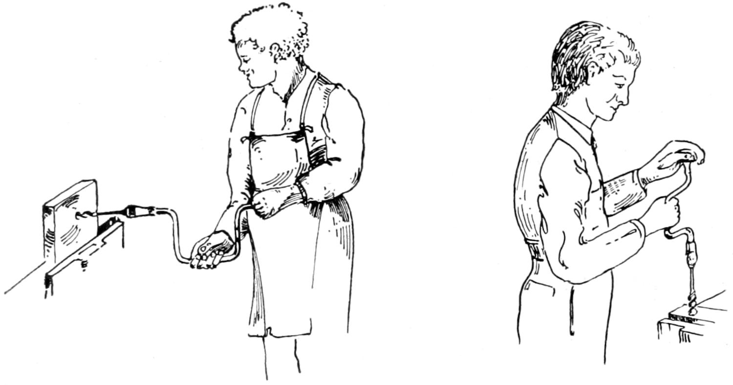 Positions in horizontal and vertical boring