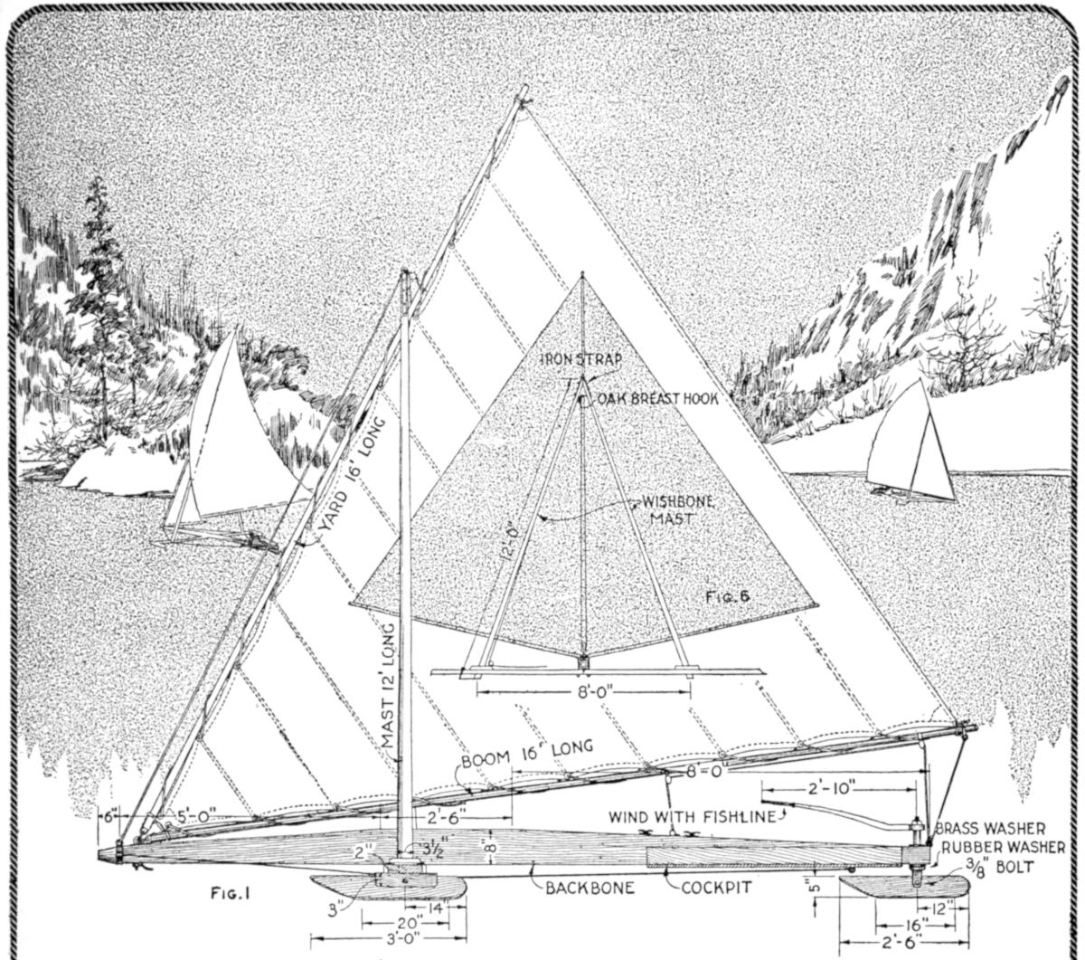 Top part of illustration: elevation