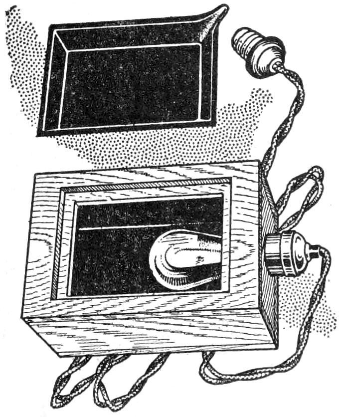 Incandescent light used as heater