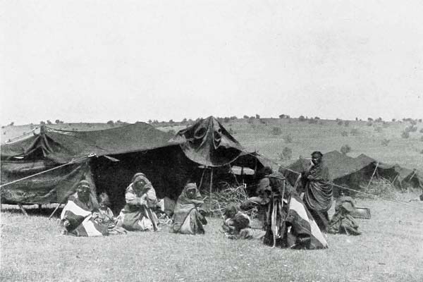 ARAB CAMP IN MT. GILEAD